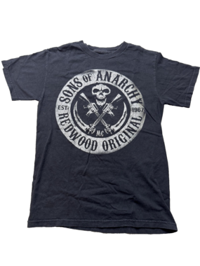 Sons of Anarchy Shirt Mens Small Black Redwood Original TV Show Graphic Tee